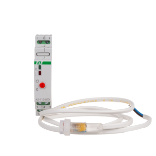 Automat zmierzchowy AZ-112-LED z zewnętrzną sondą, przekaźnik InRush16 A (160 A/20 ms)  AZ-112-LED/FIF