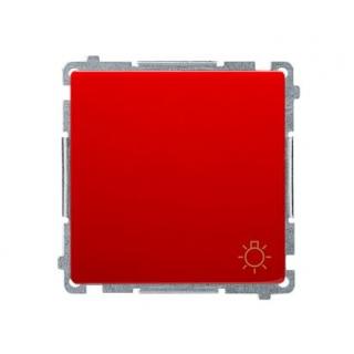 BASIC Przycisk światło (moduł), 10AX, 250V~, zaciski śrubowe; czerwony  BMS1.01/22/KON