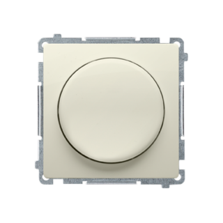 BASIC Ściemniacz do LED ściemnialnych, naciskowo-obrotowy, jednobiegunowy , 2–250 W, 230V~; beż  BMS9L.01/12/KON