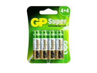 Bateria alkaliczna SUPER; AA / LR6; 1,5V, blister 8szt.; GP BATERY  15A-U8/GPB