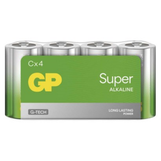 Bateria alkaliczna SUPER C (LR14) 4SH, 4szt; B01304, GP BATTERIES  B01304/EMO