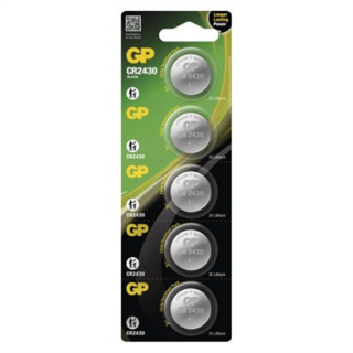 Bateria litowa guzikowa CR2430 5BL, 5szt; B1530, GP BATTERIES  B1530/EMO