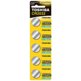 Baterie Specjalistyczne TOSHIBA Litowa CR 2032 3V Blister 5szt  00167260/TOH