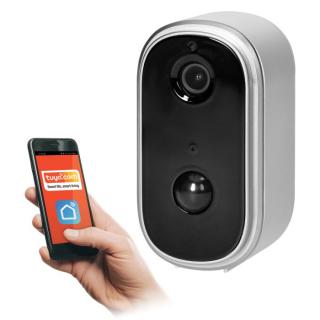 Bezprzewodowa zewnętrzna kamera IP z WiFi IP65, komunikacja ze smartfonem z aplikacją Tuya, interkom, pamięć  OR-MT-ME-1809/ORN