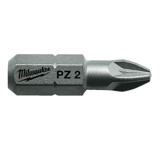 Bit Pozidriv PZ2 x 25 mm 25 szt. 60 HRC [MILWAUKEE]  4932399590/MIL