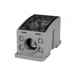 Blok LKN 400A(1x185/4x16-2x35,1x25,4x16,4x10)szary  F2.0344/FEL