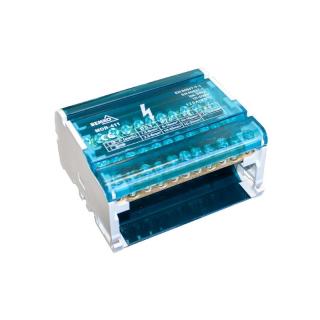 Blok rozdzielczy 44 zaciski 4x11 (7x5,3mm + 2x7,5mm + 2X9,1mm); A18-MDB-411, BEMKO  A18-MDB-411/BMK