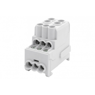 Blok rozdzielczy DBR 100A 2x25 / 6x10 szary  F2.0549/FEL