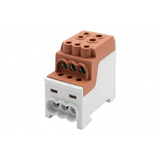 Blok rozdzielczy DBR 200A 1x70,1x35 / 6x16 brązowy  F2.0553/FEL