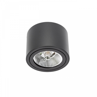 Chloe Ar111 Natynkowa GU10 250V IP20 139x100mm Czarny Okrągła Ruchoma  SLIP005013/WOJ