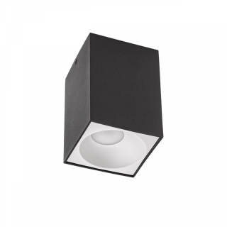 Chloe Elemento Natynkowa GU10 250V IP20 95x95x138mm Czarny Kwadrat.  SLIP005019/WOJ