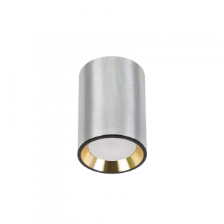Chloe GU10 MINI Natynkowa GU10 250V IP20 70x100mm Srebrny, Środek ZŁoty Okrągła  SLIP005014/WOJ