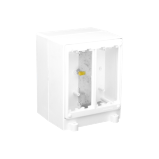CONNECT Miniwieża 4-modułowa z ramką, 8x K45; czysta biel  ST400/9/KON