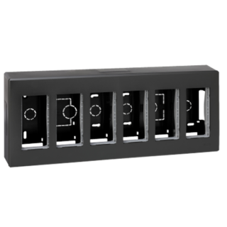 CONNECT Obudowa natynkowa S500 4-modułowa, 12x K45; kompletna; szary grafit  51000006-038/KON