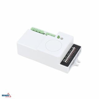 Czujnik Mikrofalowy 600w 360* Ip20 Prostokątny Biały Sterowanie 1-10v  B52-SES76WH/BMK
