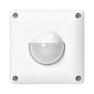 Czujnik ruchu, 2 i 3 żyłowy, 190 st. IP65, 500W, zasięg max. 20m, do puszki, biały  OR-CR-270/W/ORN