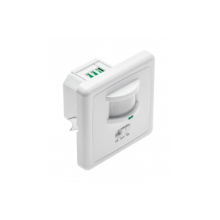 Czujnik ruchu CR-4 LED, max.1200W, AC220-240V, kąt160°, zasięg 9m, IP20, biały  CR-CR4L00-00/GTV