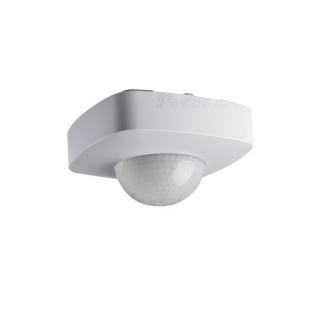 Czujnik ruchu i obecności PIR natynkowy 360st., 3-sensory, max.6m-obecność, 20m-ruch, t=10s-30min, IP20 kadrat biały, SENTO; 26820, KANLUX  26820/KAN