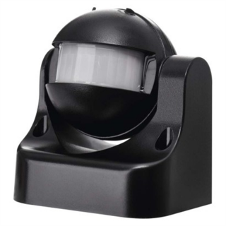 Czujnik ruchu PIR IP44 1200W czarny  G1125/EMO