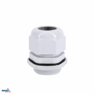 Dławnica Kablowa Szara M-40 (opk. 10szt.)  E45-M-40-S/1/BMK