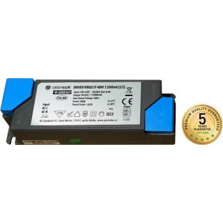 DRIVER VIRGO 5Y 48W 1200mA [2/2] - Zasilacz LED [komponent oprawy oświetl.]  GXRE307/GRE