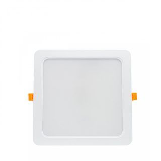 DURE 3 Downlight 24W CW 230V 110st IP54 IK06 220x220x34 BiaŁy Kwadratowa Zasilacz Zintegrowany  SLI043012CW_PW/WOJ
