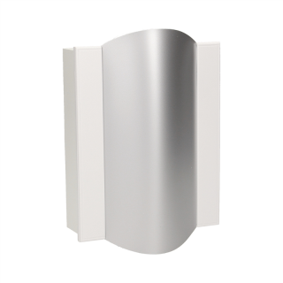 Dzwonek elektromechaniczny dwutonowy TON COLOR 230V, biało-srebrny  OR-DP-VD-144/W-G/ORN