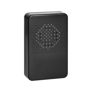 Dzwonek przewodowy elektroniczny jednotonowy LARK MAXI AC, 230V, czarny  OR-DP-MR-161/B/ORN