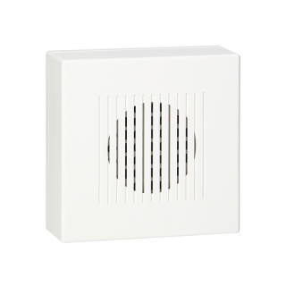 Dzwonek przewodowy elektroniczny jednotonowy RINGIL MINI AC, 230V, biały  OR-DP-MR-160/W/ORN