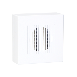 Dzwonek przewodowy elektroniczny jednotonowy RINGIL MINI AC, 230V, śnieżnobiały  OR-DP-MR-160/PW/ORN