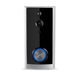 Dzwonek SMART Video-Audio czarny, 1280x720P, 75x40x143mm, kompatybilny z dowolnym urządzeniem inteligentnym  8355/VTC