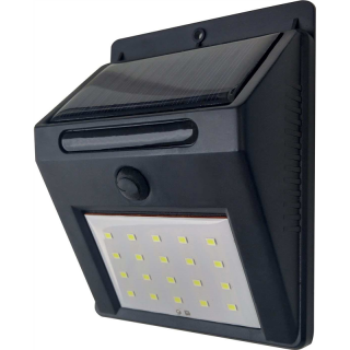EMA SOLAR 20LED NW 120lm - Kinkiet LED elewacyjny SOLAR  GXSO001/GRE