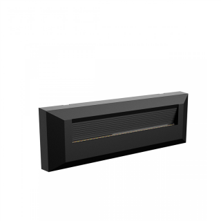 Encanta Asymmetric 6W CCT 230V IP54 230x80x30mm Czarny Natynkowa Elewacyjna  SLI003033CCT_PW/WOJ
