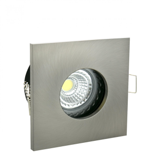 Fiale IV GU10 Oczko GU10 250V IP65 82x82x52mm Srebrny Kwadrat.  SLIP001008/WOJ