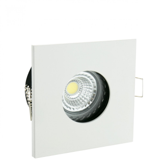 Fiale IV GU10 Oczko GU10 250V IP65 83x83x51mm BiaŁy Kwadrat.  SLIP001007/WOJ