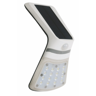 FOX SOLAR PIR 16LED W NW 48/240lm - Kinkiet LED elewacyjny SOLAR  GXSO006/GRE