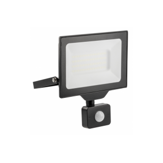 G-TECH Naświetlacz z czuj.ruchu, LED, 50W, 5000lm, 6000K, AC220-240V, IP65,120°, czarny  GT-GCR50W-64/GTV