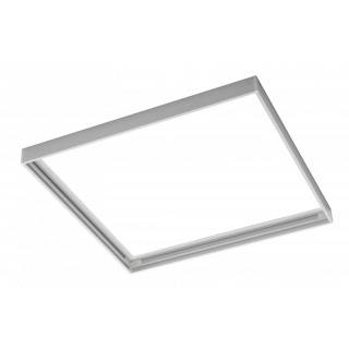 G-TECH Rama do montażu natynkowego paneli LED 45x45cm, bez śrub, biała  GT-RM45X45-00/GTV