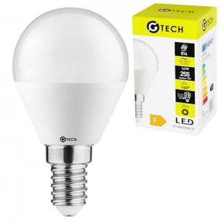 G-TECH Źródło światła LED, A-G, B45B, SMD2835, 3000K, E14, 3,0W, AC220-240V, 160°, 255lm, 33mA  GT-SMGB45B-30/GTV