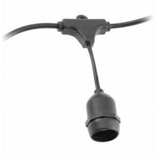 Girlanda ogrodowa 10m, AC220-240V, 50-60Hz,10xE27, 2x0,75mm  AE-GIR10-10/GTV