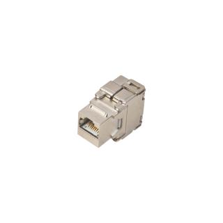 Gniazdo keystone RJ45, STP beznarzędziowe, kat. 6 ekranowane, Q-LANTEC  MKB-S6-1/ALA