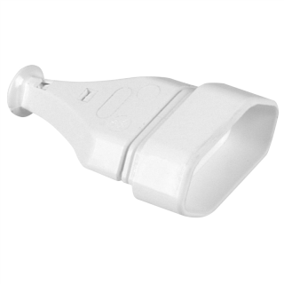 Gniazdo płaskie 2,5A, 250V rozbieralne; biały  W-10141/PLR