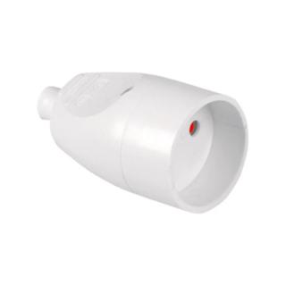 Gniazdo wtyczkowe przenośne bez uziemienia 2P 16A 250V, rozbieralne, GN-161; T-10459, PLASTROL  T-10459/PLR