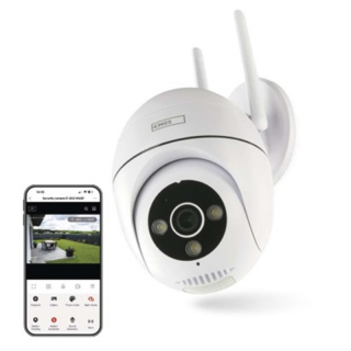 GoSmart Kamera zewnętrzna obrotowa IP-800 WASP z WiFi, biała  H4057/EMO