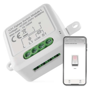 GoSmart Moduł włączeniowy IP-2103SZ, ZigBee, 1-kanałowy, bez przewodu zerowego  H5103/EMO