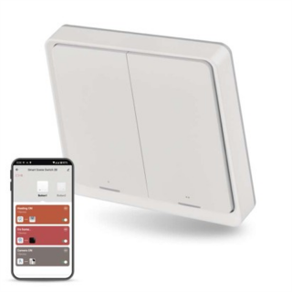 GoSmart Przełącznik scen IP-2002ZW, ZigBee 3.0, dwuprzyciskowy  H5012/EMO