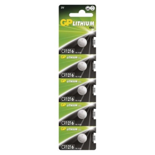 GP Bateria litowa guzikowa CR1216 5BL  B1565/EMO