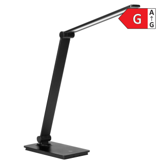 HANA LED, lampka biurkowa, 5W, 240lm, 4000K, funkcja ściemniania, czarna  DL-16/B/ORN