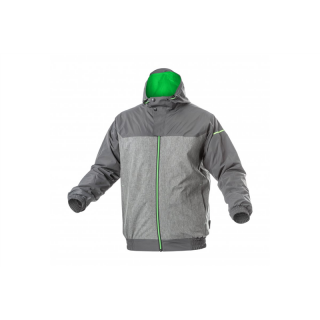 HEINER kurtka przeciwdeszczowa ciemnoszara/zielona XL (54)  HT5K249-XL/GTV