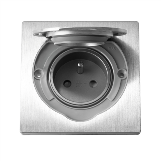 Hermetyczne gniazdo elektryczne, IP55 stal nierdzewna  OR-AE-1397/ORN